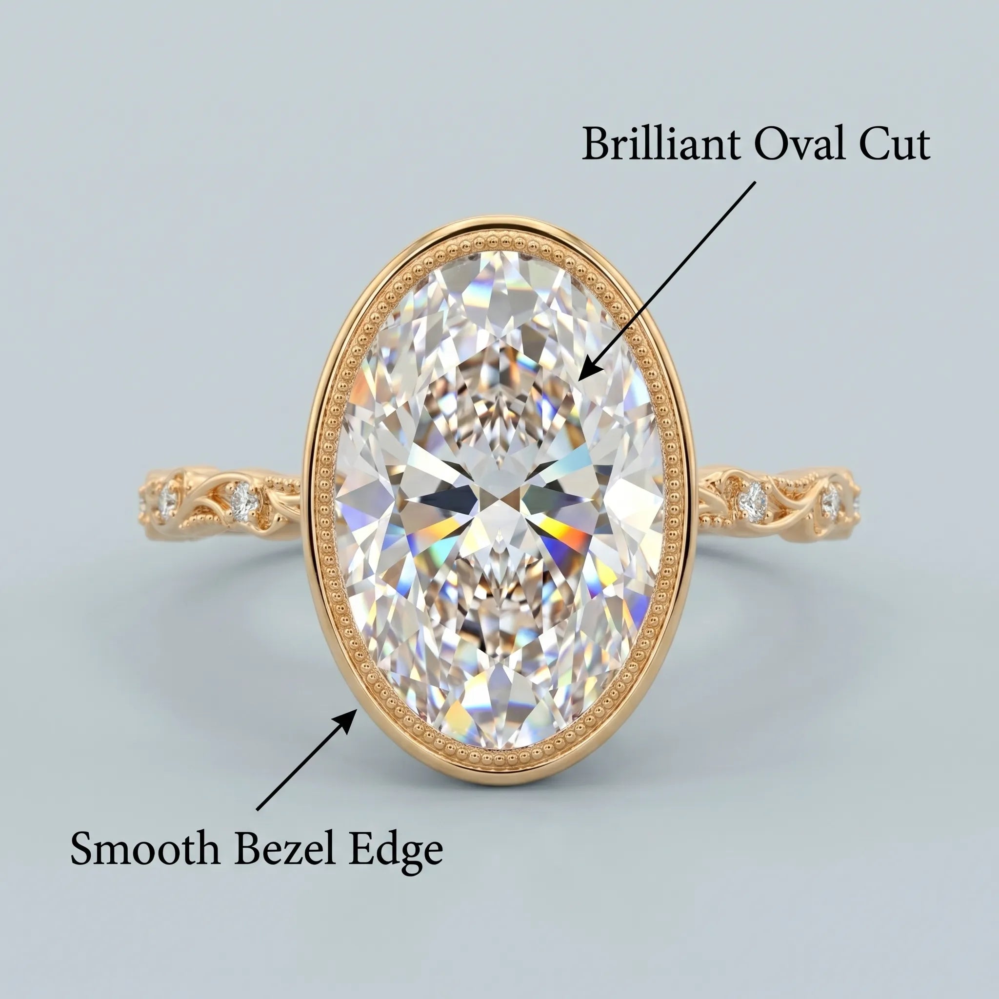 The Heritage Bezel Ring: Snag-Free Vintage Elegance with Brilliant Lab-Grown Diamonds--Last Day Sale-90% OFF🔥
