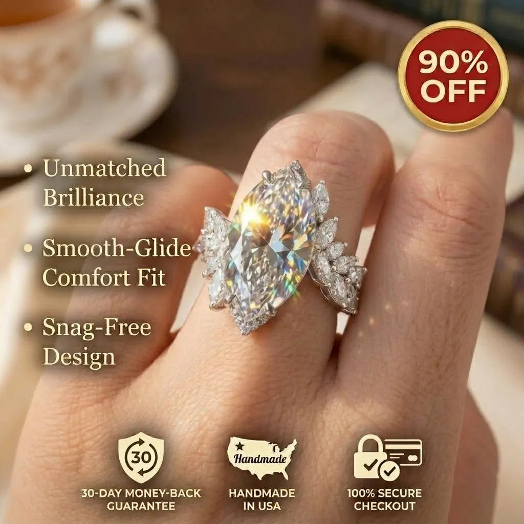 The Milestone Ring: Lab-Grown Brilliance for Everyday Luxury--Last Day Sale-90% OFF🔥