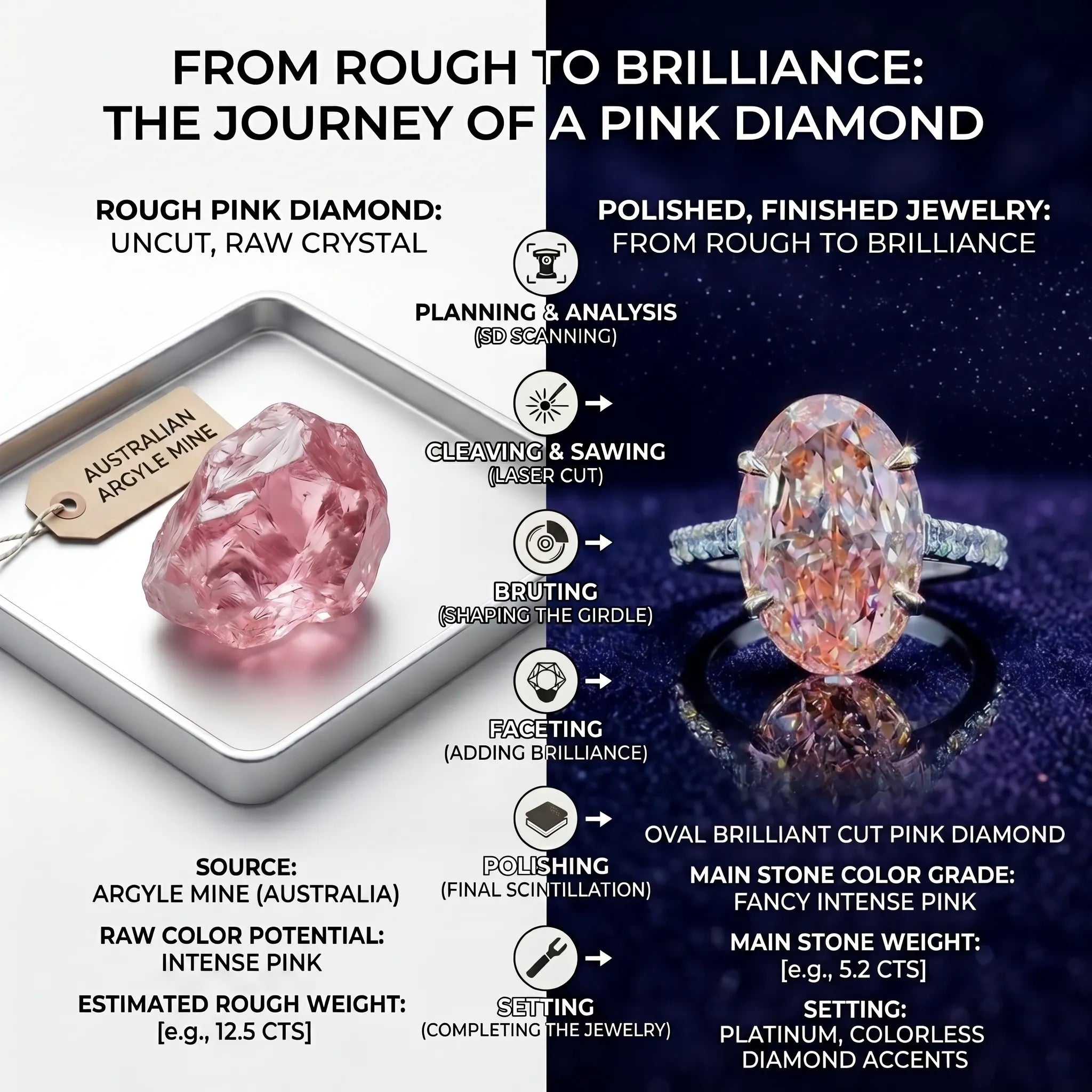 The Radiant Fancy Pink Oval Diamond Ring – Perfectly Centered, Endlessly Elegant--Last Day Sale-90% OFF🔥
