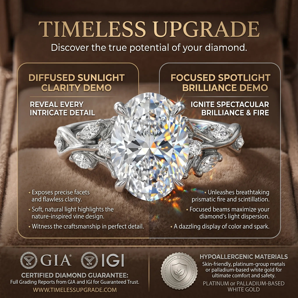 Your Forever Sparkle: Vintage Heirloom Oval Ring (Limited Stock)--Last Day Sale-90% OFF🔥