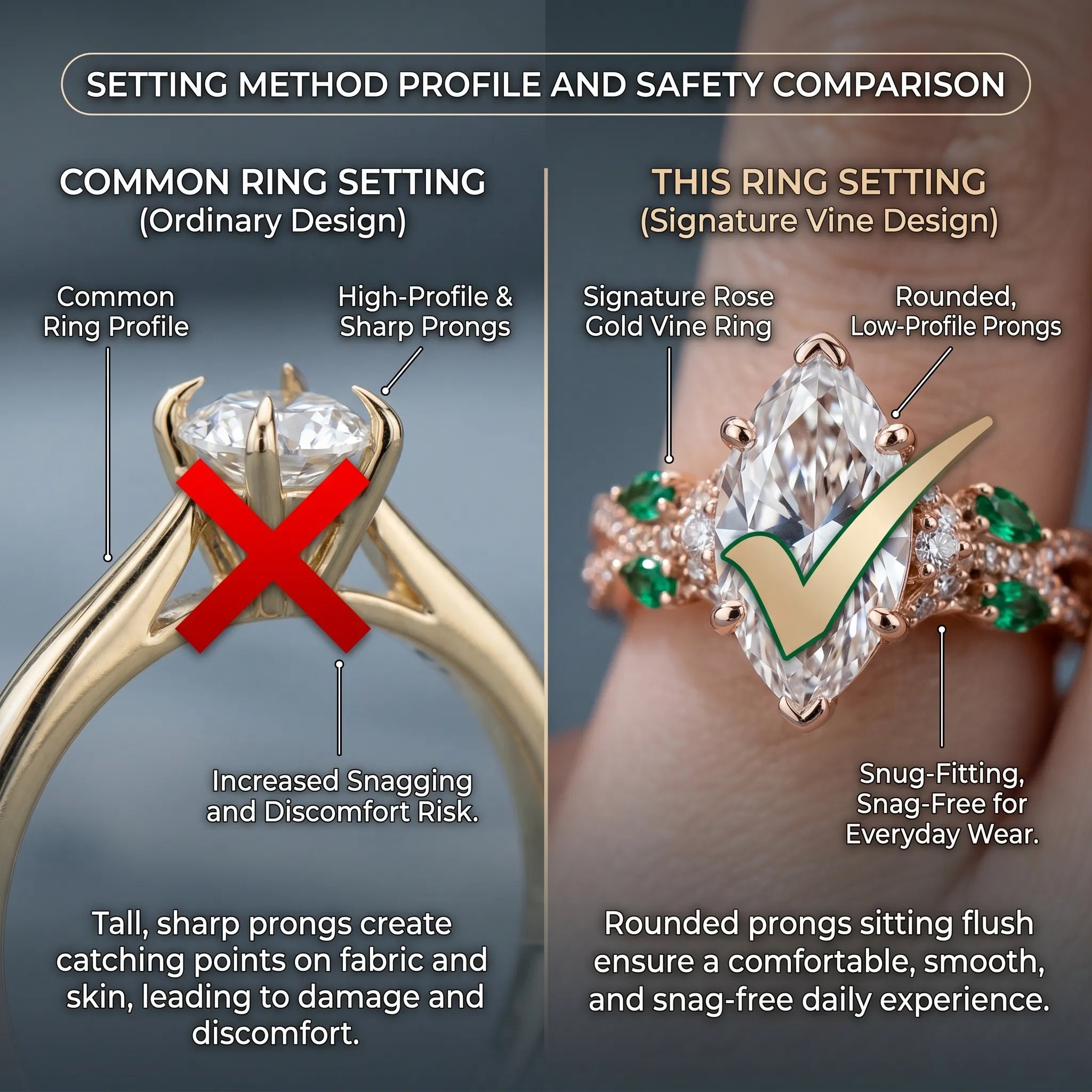 Elegance That Moves With You. The Ring You'll Never Want to Take Off--Last Day Sale-90% OFF🔥