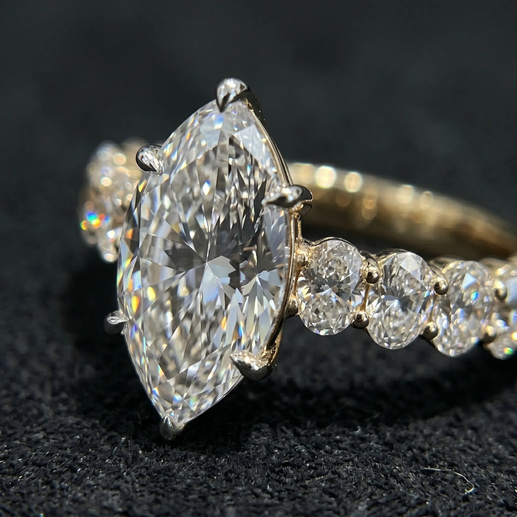 A Milestone You Can Wear: The Selena Vintage Marquise Diamond Ring (Limited In-Stock)--Last Day Sale-90% OFF🔥