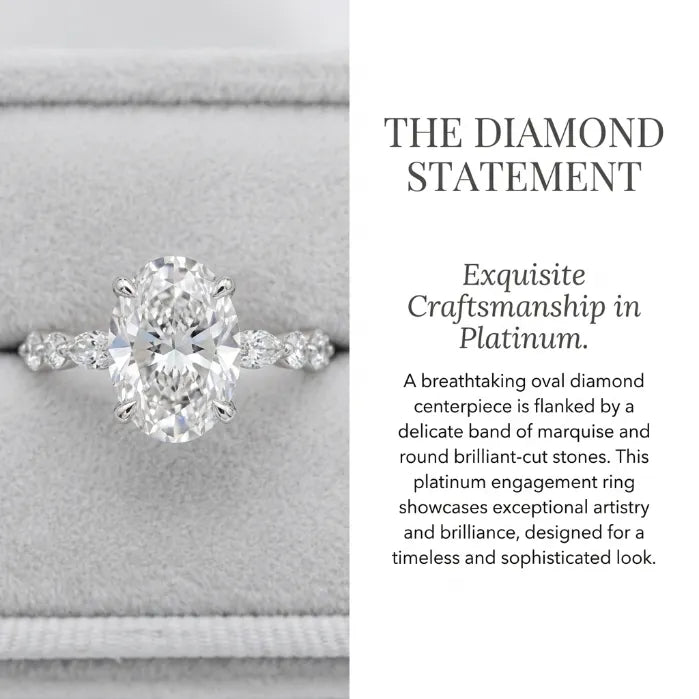 Timeless Oval Marquise Signature Ring - A Testament to Your Elegance--Last Day Sale-90% OFF🔥