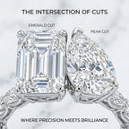 Two Hearts, One Eternal Glow: The "Toi et Moi" Statement Ring for the Woman of Elegance--Last Day Sale🔥90% OFF