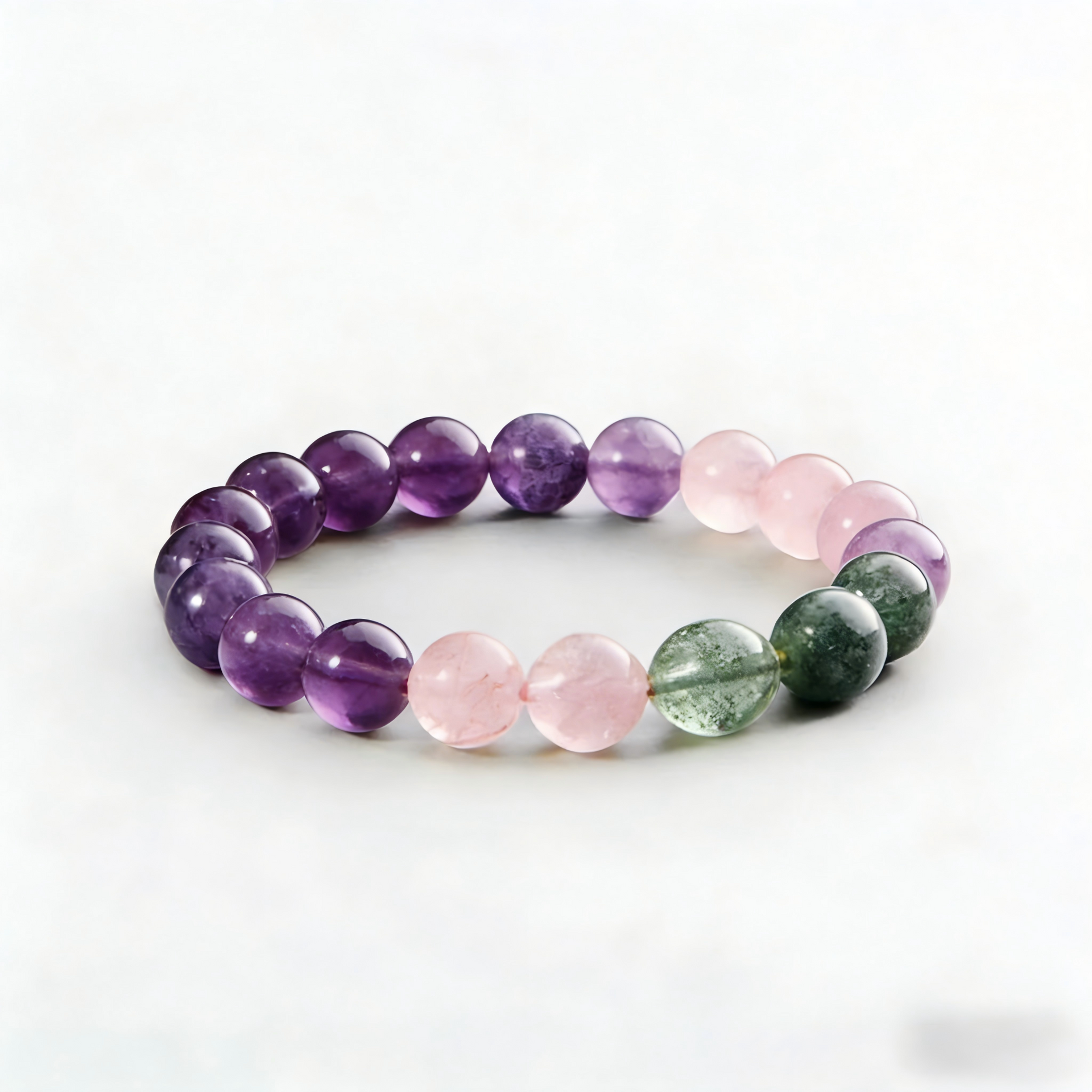 Purple Serenity Natural Stone Bracelet – zenvirala