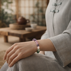 Purple Serenity Natural Stone Bracelet