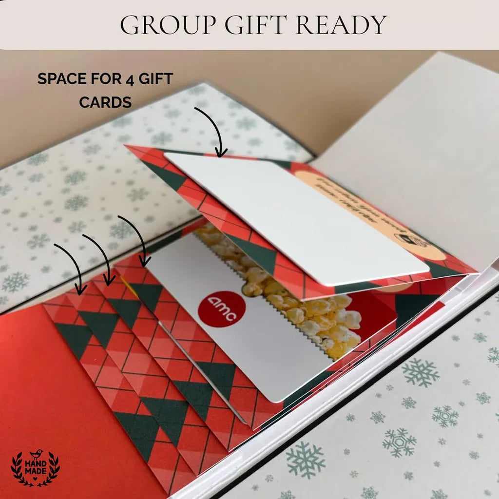 🔥LAST DAY 50% OFF - 2026 New 🎅💳 Waterfall Christmas Gift Card Booklet ✨