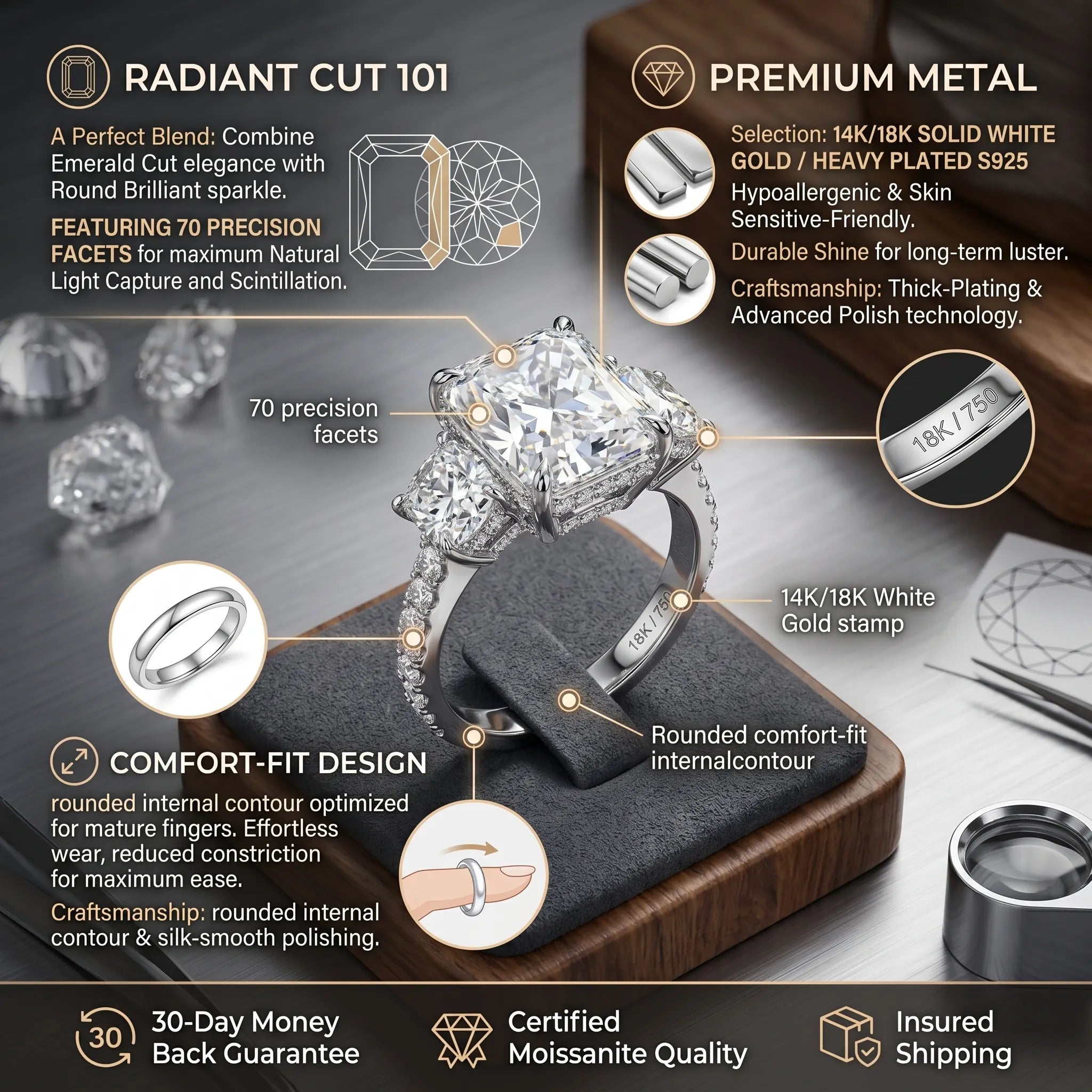 Million-Dollar Sparkle, Smarter Price: The Ethical Choice for Timeless Luxury--Last Day Sale-90% OFF🔥