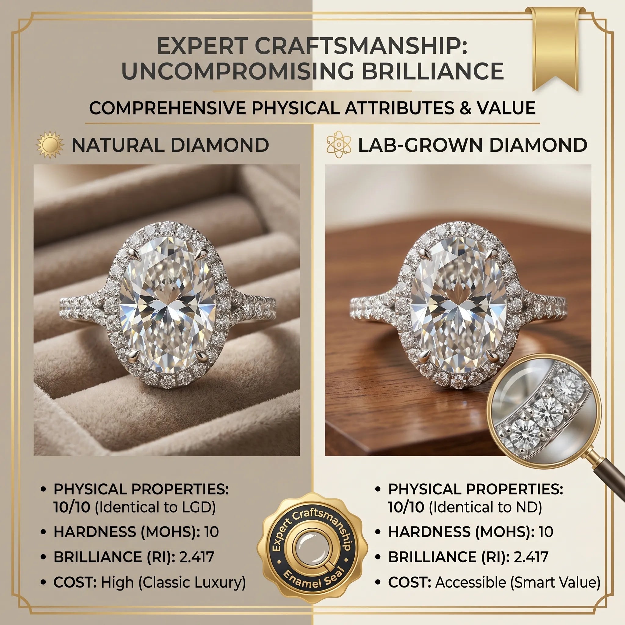The Ultimate Anniversary Upgrade:  Oval Halo Split-Shank Ring – Flattering, Comfortable & Worry-Free Luxury--Last Day Sale-90% OFF🔥