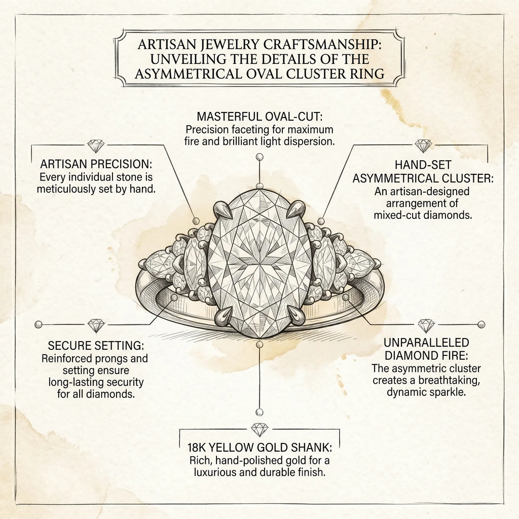 The Timeless Oval Cathedral Ring: Celebrate Your Milestone in Brilliance--Last Day Sale-90% OFF🔥