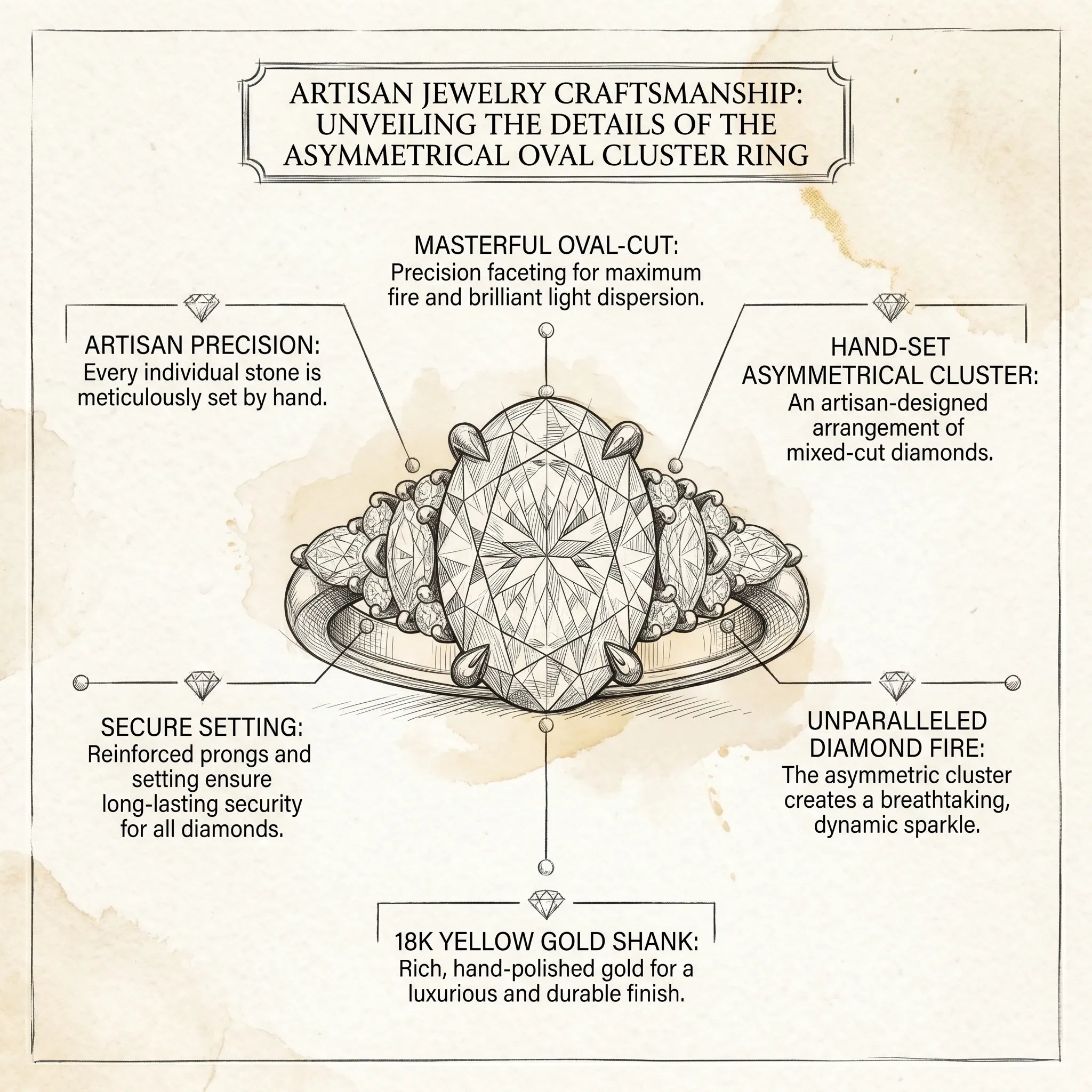 The Timeless Oval Cathedral Ring: Celebrate Your Milestone in Brilliance--Last Day Sale-90% OFF🔥