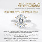 5.50 Ct Oval Lab-Grown Diamond Ring with Hidden Halo | The Ultimate Milestone Crown Jewel--Last Day Sale🔥90% OFF