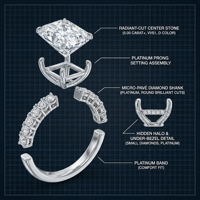 Radiant Cushion Cut Diamond – Elegance Redefined for Your Special Moment--Last Day Sale-90% OFF🔥