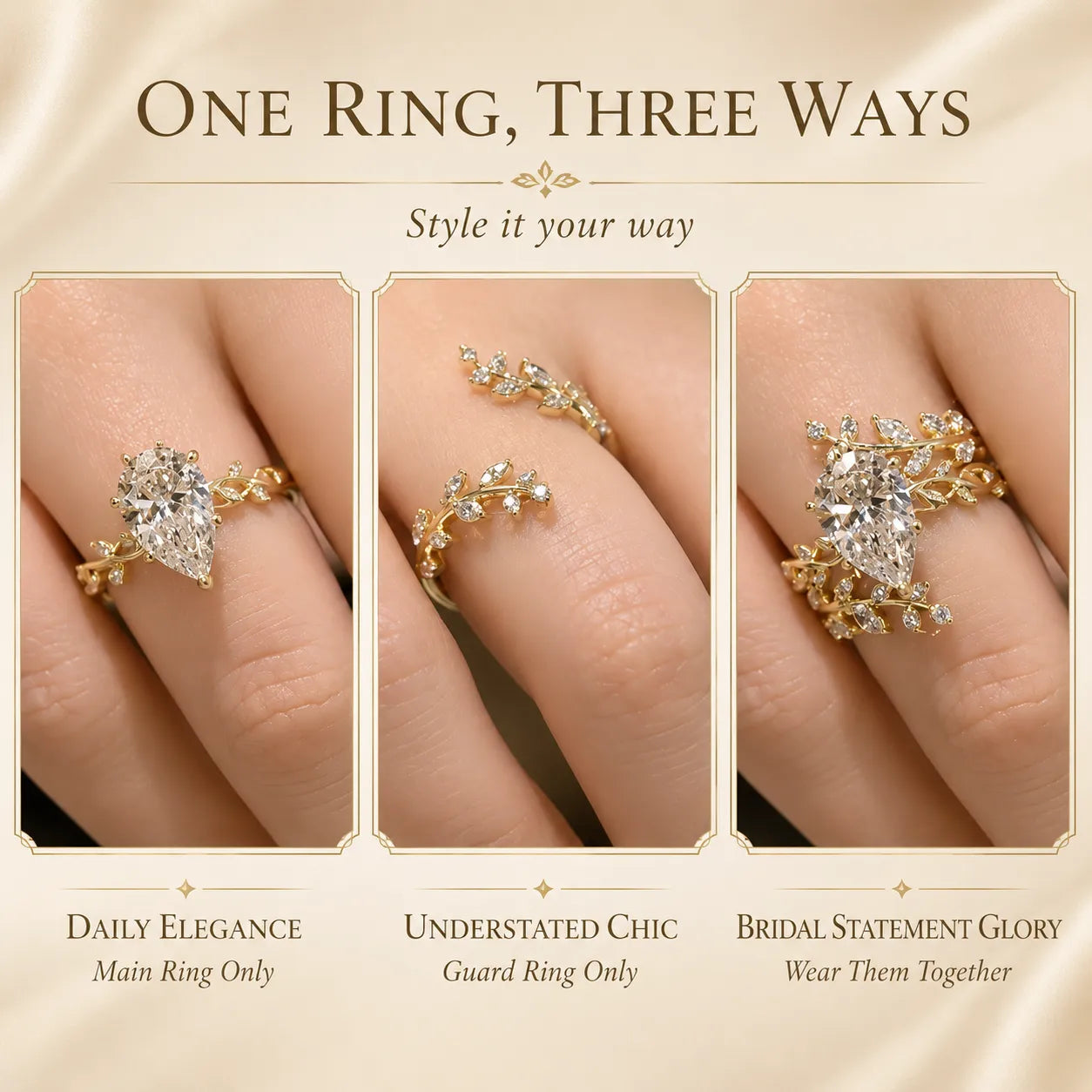 The 'Eternal Vine' Pear Enhancer Set: Elongate Your Fingers & Celebrate Your Growing Love--Last Day Sale-90% OFF🔥