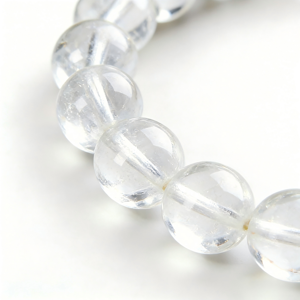Pure Clarity Crystal Beaded Bracelet