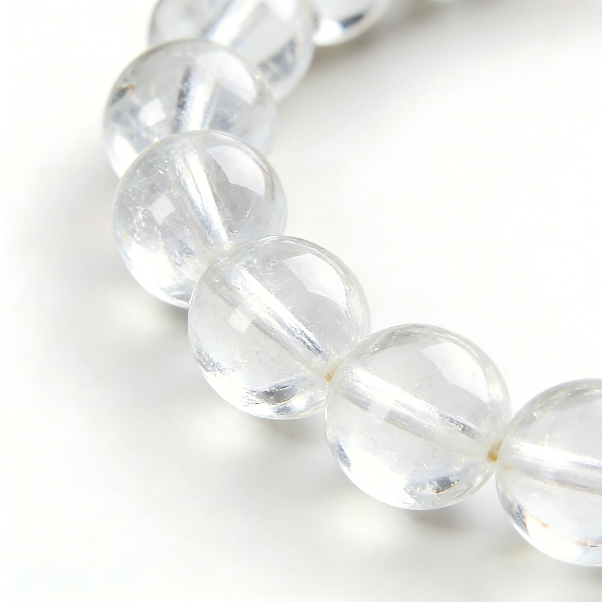 Pure Clarity Crystal Beaded Bracelet