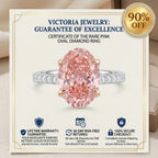 The Radiant Fancy Pink Oval Diamond Ring – Perfectly Centered, Endlessly Elegant--Last Day Sale-90% OFF🔥