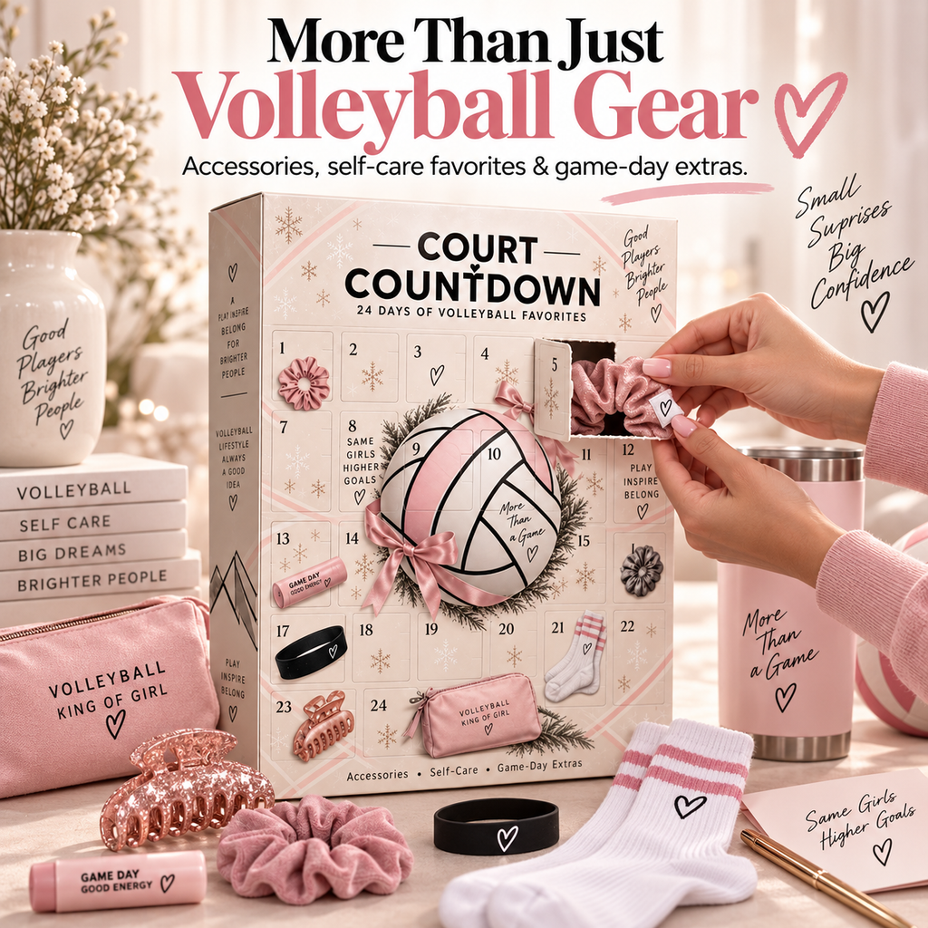 🔥Last Day 90% OFF🔥Court Countdown – 24-Day Volleyball Advent Calendar for Girls