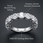 The Timeless Brilliance Eternity Band | Cloud-Comfort Fit & Flawless Sparkle--Last Day Sale-90% OFF🔥