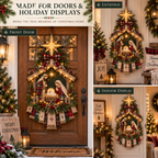 ✨Last Day 90% OFF✨– DIY Lighted Christmas Nativity Scene Door Hanging Kit 🎄