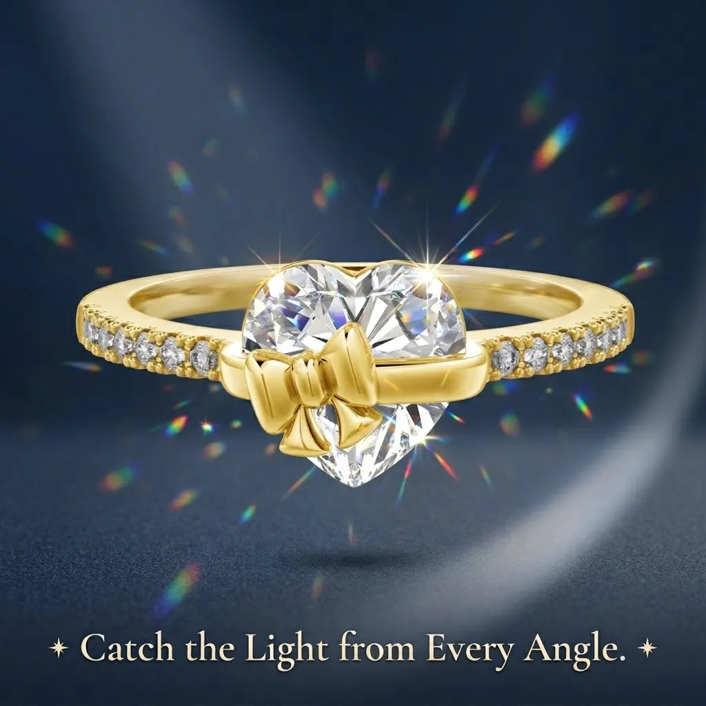 "Tied To My Heart" Bowknot Promise Ring Jewelry -Last Day Sale-90% OFF🔥