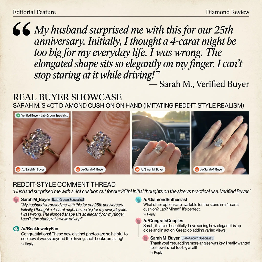 Elongated RadiantLab Diamond Ring：The Perfect Milestone Upgrade--Last Day Sale-90% OFF🔥