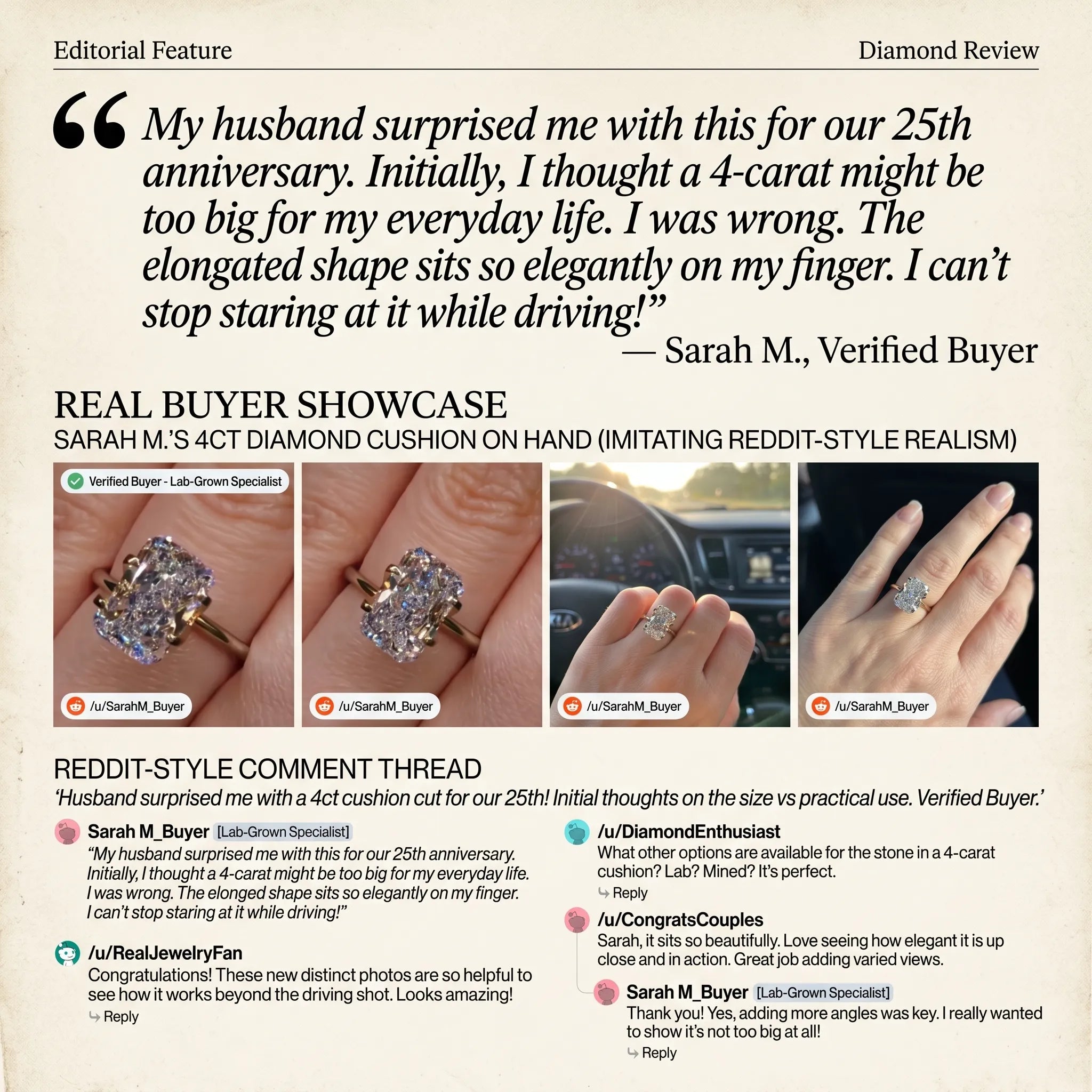 Elongated RadiantLab Diamond Ring：The Perfect Milestone Upgrade--Last Day Sale-90% OFF🔥