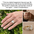 The Timeless Oval Cathedral Ring: Celebrate Your Milestone in Brilliance--Last Day Sale-90% OFF🔥