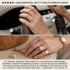 Emerald Cut Ring in 14K Gold: The Timeless Mark of Quiet Luxury--Last Day Sale-90% OFF🔥