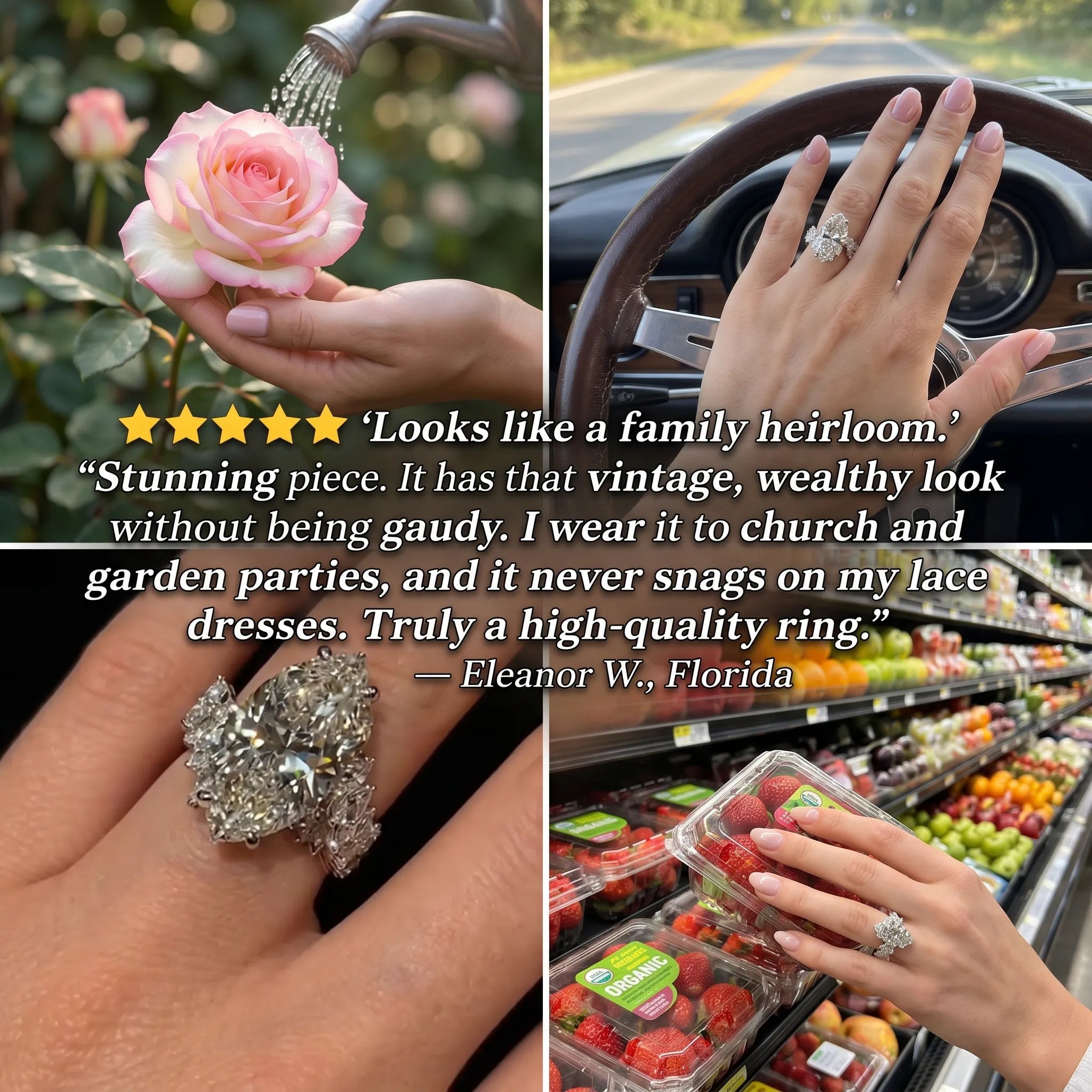 The Milestone Ring: Lab-Grown Brilliance for Everyday Luxury--Last Day Sale-90% OFF🔥