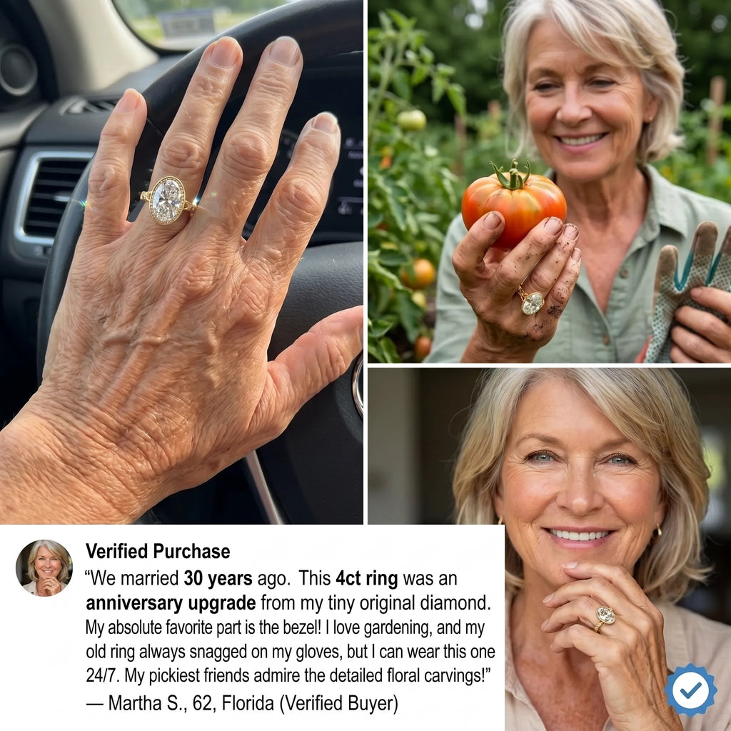 The Heritage Bezel Ring: Snag-Free Vintage Elegance with Brilliant Lab-Grown Diamonds--Last Day Sale-90% OFF🔥