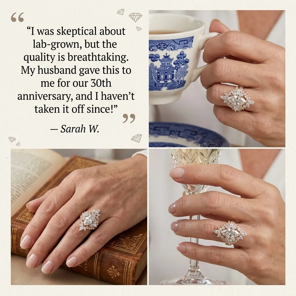 Timeless Radiance: The Signature Marquise Statement Ring --Last Day Sale-90% OFF🔥