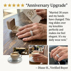 Flawless Oval Cut Eternity Band: Endless Sparkle from Every Angle--Last Day Sale-90% OFF🔥