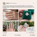 Instantly Slimmer Fingers: The Magic of Our Pear Cut Design--Last Day Sale-90% OFF🔥