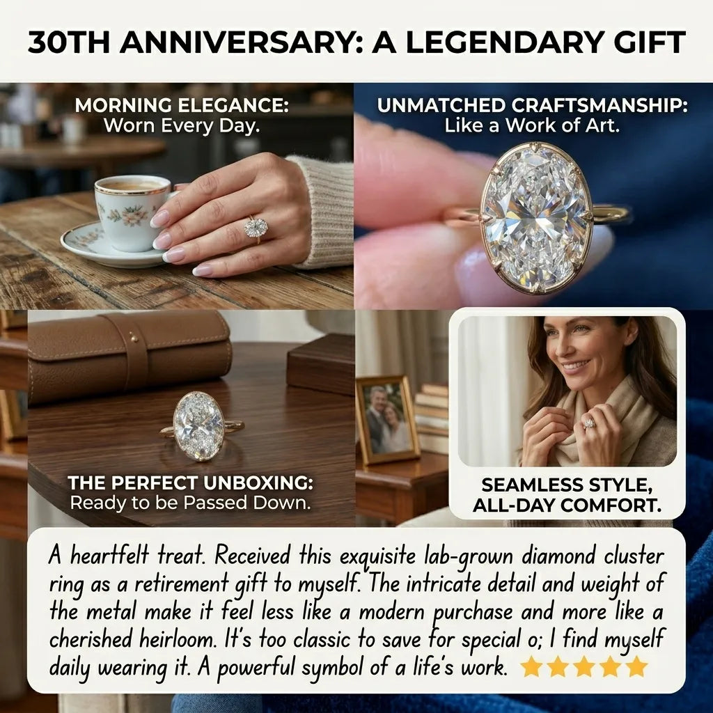 A Stunning Antique Oval Ring That Never Snags on Your Sweaters--Last Day Sale-90% OFF🔥