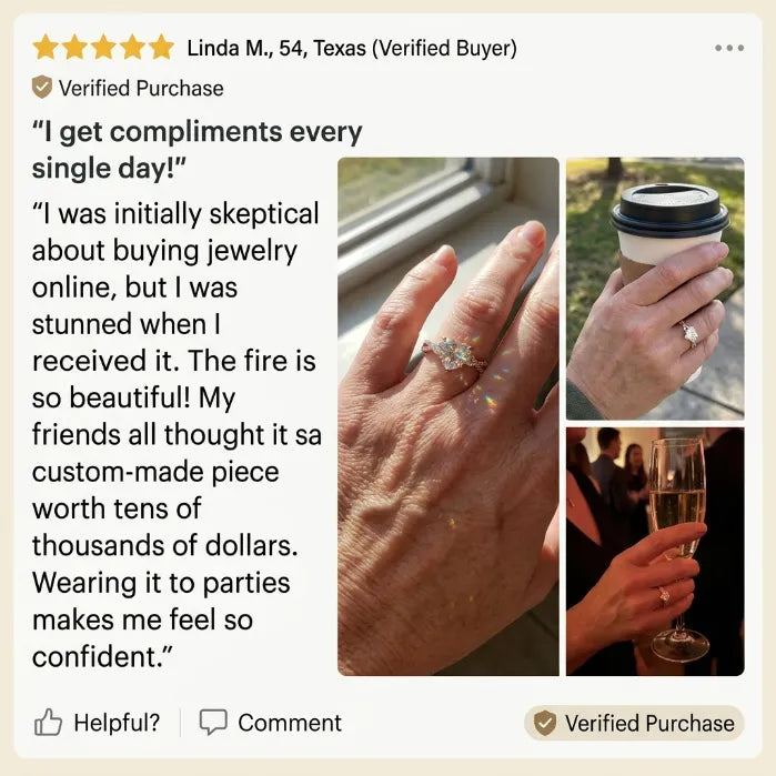 Breathtaking Fire & Brilliance:Heart Cut Diamond Intertwined Ring--Last Day Sale-90% OFF🔥