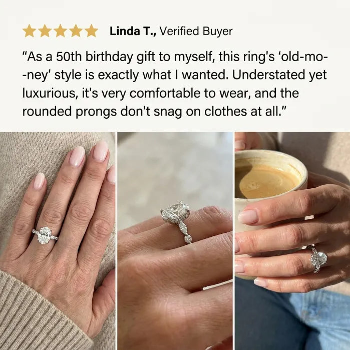 Timeless Oval Marquise Signature Ring - A Testament to Your Elegance--Last Day Sale-90% OFF🔥