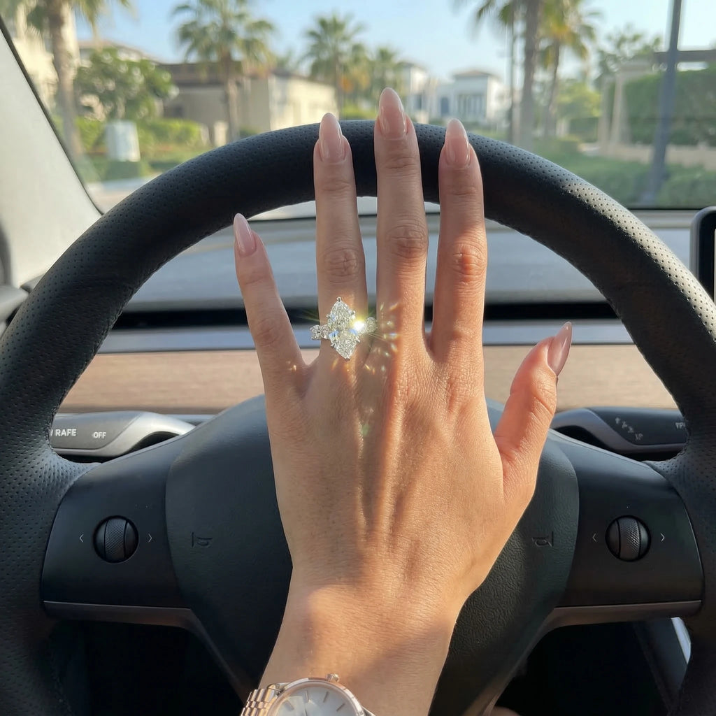 Starry Sky Diamond Marquise Ring-Last Day Sale-90% OFF🔥