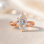 The Upgrade You Deserve: Breathtaking Marquise Solitaire Ring--Last Day Sale-90% OFF🔥
