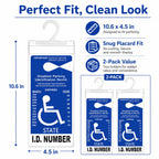 🔥Last Day 90% OFF🔥❄️🔥🚗 Handicap Parking Placard Holder( 2 Pcak )