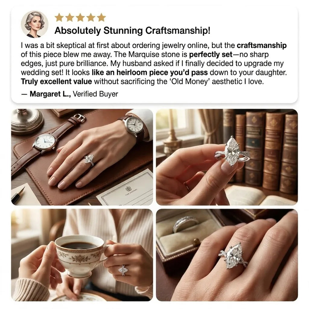 Sophisticated Grace: The Ultimate Finger-Slenderizing Statement Ring--Last Day Sale-90% OFF🔥