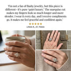 Timeless Radiance: The Signature Marquise Statement Ring --Last Day Sale-90% OFF🔥