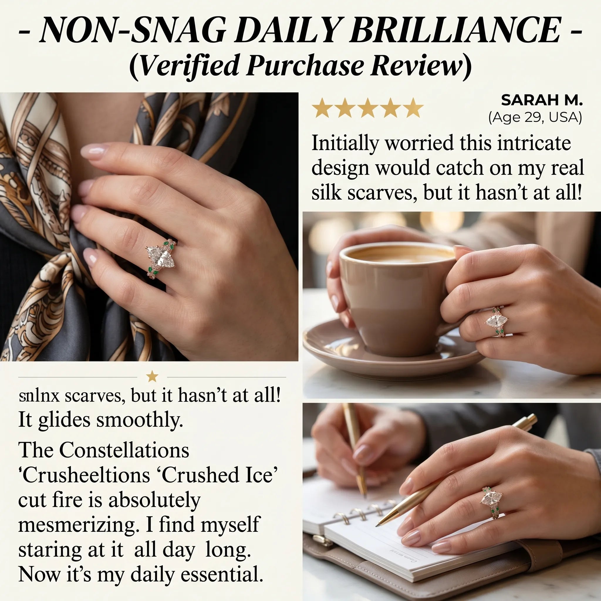 Elegance That Moves With You. The Ring You'll Never Want to Take Off--Last Day Sale-90% OFF🔥