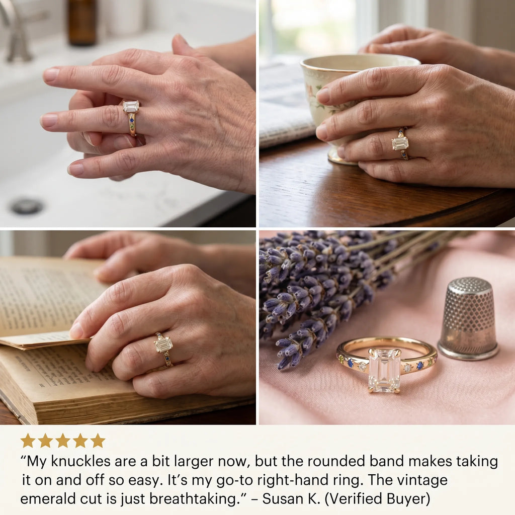 The "Everyday Elegance" Bezel Ring – Snag-Free, Ultra-Comfortable, & Masterfully Crafted--Last Day Sale-90% OFF🔥