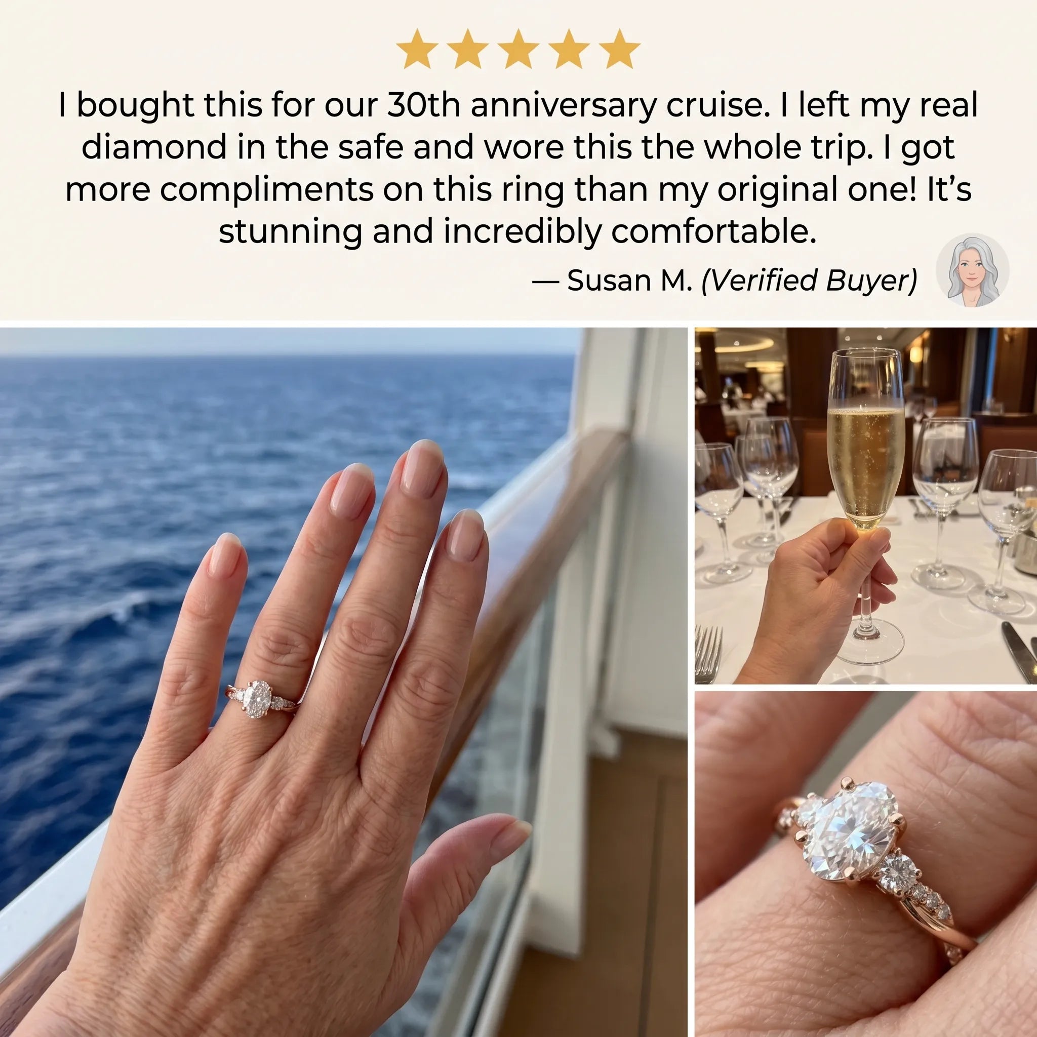 The $20,000 Look, Without the Anxiety: Your New Go-To Everyday Ring--Last Day Sale-90% OFF🔥