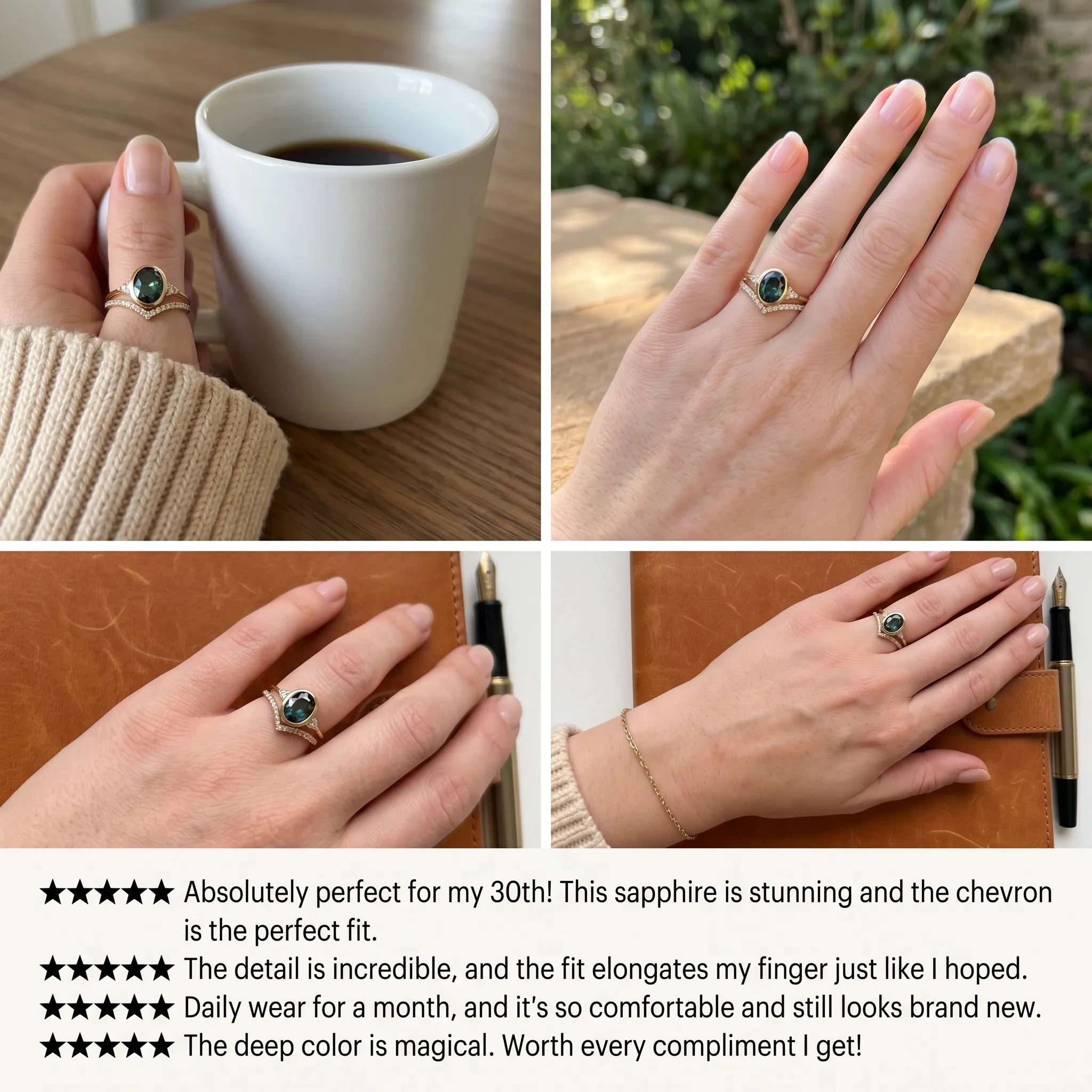 Treat Yourself to Breathtaking Brilliance: Natural D/F VS Diamond Chevron Ring--Last Day Sale-90% OFF🔥