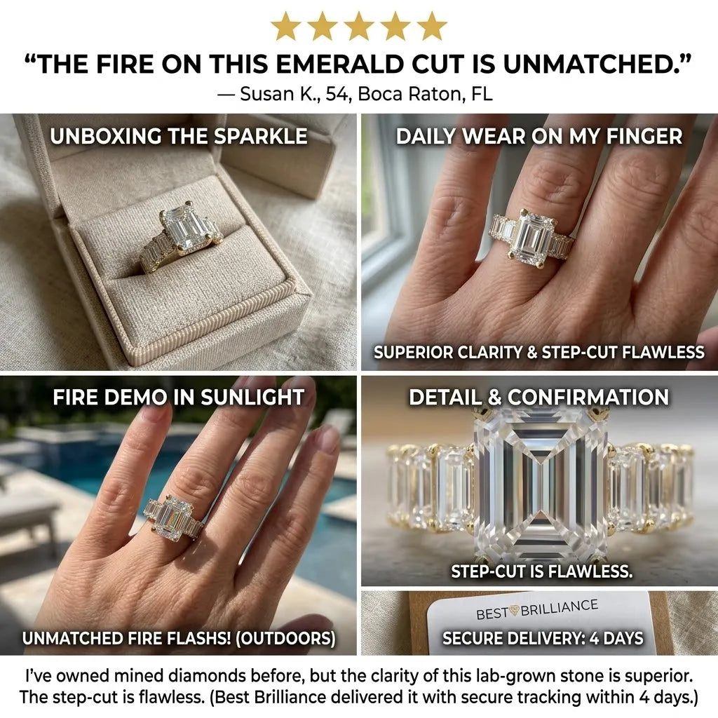 Emerald Cut Ring in 14K Gold: The Timeless Mark of Quiet Luxury--Last Day Sale-90% OFF🔥