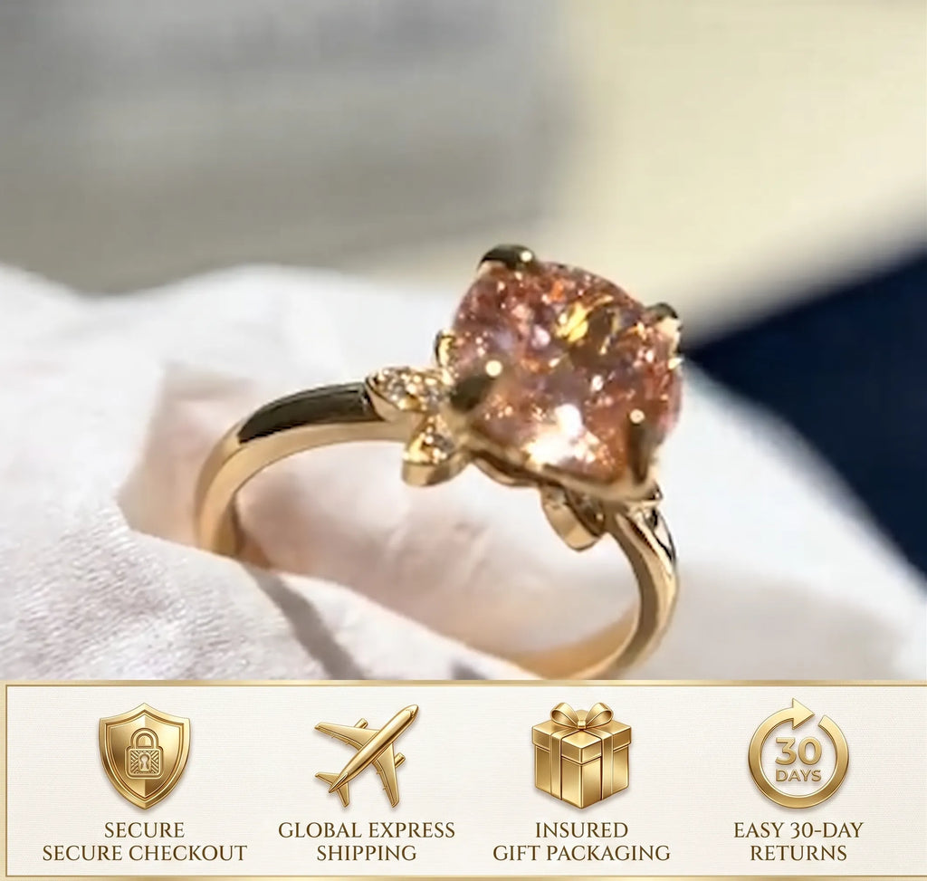The "Blooming Elegance" 2.57ct Pink Diamond Ring | Portuguese Cut, GIA Certified Floral Setting--Last Day Sale🔥90% OFF