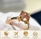 The "Blooming Elegance" 2.57ct Pink Diamond Ring | Portuguese Cut, GIA Certified Floral Setting--Last Day Sale🔥90% OFF