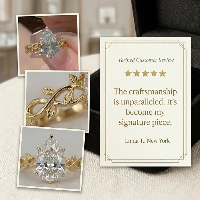 A Symbol of Your Journey: The Exquisite Vine-Crafted Diamond--Last Day Sale-90% OFF🔥